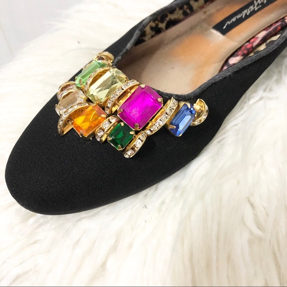 Vintage Beverly Feldman Bejeweled Flats - Picture 5 of 10